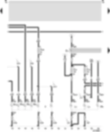 Wiring Diagram  SEAT AROSA 1999 - Headlight dipper/flasher switch - twin filament bulb/sealed beam insert - right - tail light bulb - right - side light bulb - right - rear right turn signal bulb - brake light bulb - right