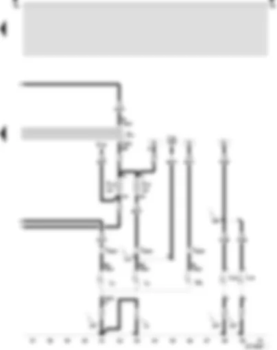 Wiring Diagram  SEAT AROSA 1999 - Headlight dipper/flasher switch - twin filament bulb/sealed beam insert - left - front left foglight bulb - fog light bulb - right - side light bulb - left