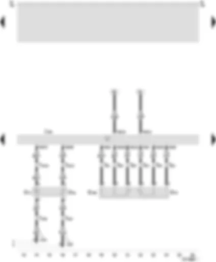 Wiring Diagram  SEAT AROSA 2000 - Control unit for motronic - intake air temperature sender - intake manifold pressure sender - accelerator position sender - accelerator pedal position sender -2-