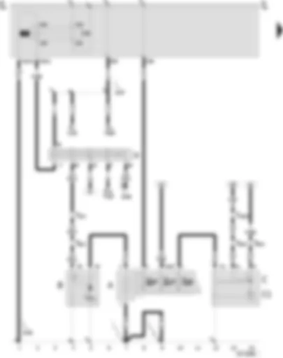 Wiring Diagram  SEAT AROSA 2000 - Battery - starter - alternator - voltage regulator - ignition/starter switch - relief relay for x contact