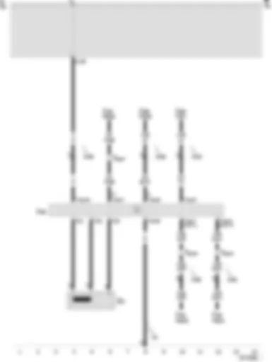 Wiring Diagram  SEAT AROSA 2000 - Immobilizer control unit - immobilizer reading coil