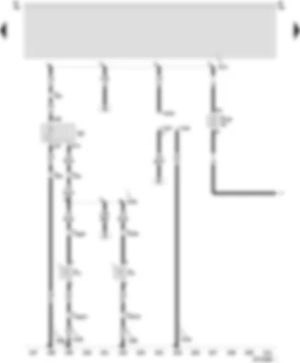 Wiring Diagram  SEAT AROSA 1997 - Door contact switch - driver side - door contact switch - front passenger