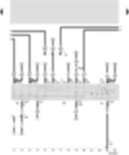 Wiring Diagram  SEAT AROSA 2001 - Lighting switch - fog lights switch - lighting switch light bulb