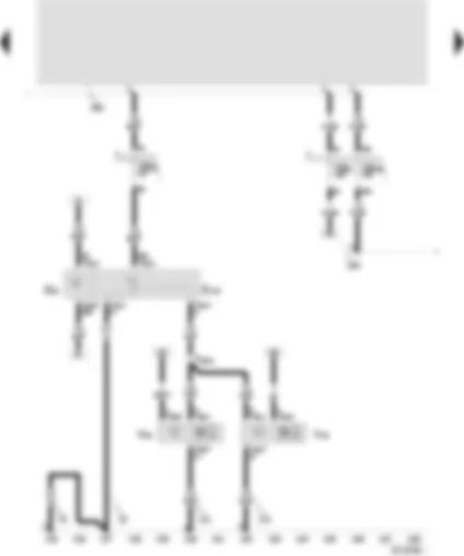 Wiring Diagram  SEAT AROSA 2001 - Switches and instruments - lighting control - beam adjuster - beam adjuster motor - left - beam adjuster motor - right