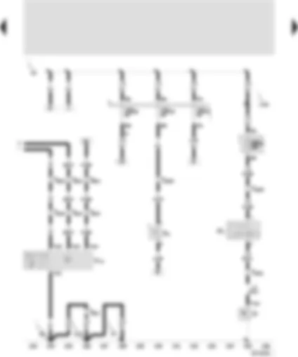 Wiring Diagram  SEAT AROSA 2001 - Rear window wiper motor - reverse lights switch - dual tone horn - horn plate