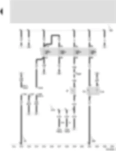 Wiring Diagram  SEAT AROSA 2001 - Brake light switch - cigarette lighter - cigarette lighter illumination