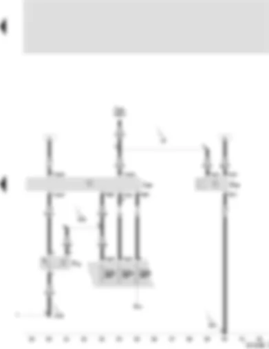 Wiring Diagram  SEAT AROSA 2003 - Radiator fan control unit - radiator fan thermo-switch - high pressure sender
