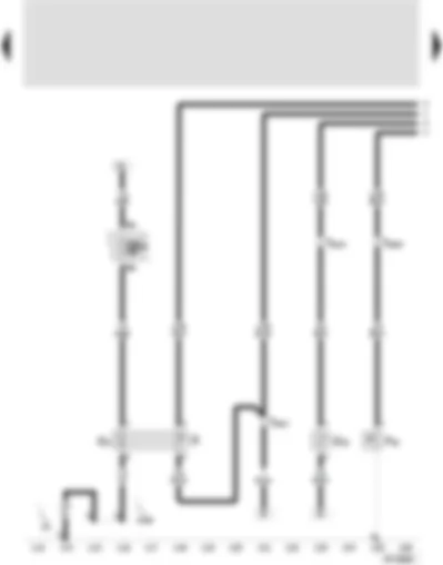 Wiring Diagram  SEAT AROSA 2001 - Fuel level indicator sender - fuel pump (pre-supply pump) - coolant level indicator sender - oil pressure switch 0 -3 bar