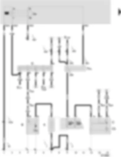 Wiring Diagram  SEAT AROSA 2004 - Battery - starter - alternator - voltage regulator - ignition/starter switch - terminal 30 junction box - X contact relief relay