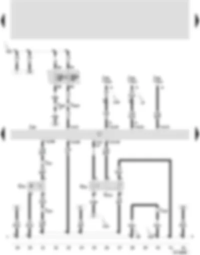 Wiring Diagram  SEAT AROSA 2003 - Marelli 4LV control unit (injection system) - Hall sender - exhaust gas recirculation potentiometer - exhaust gas recirculation valve