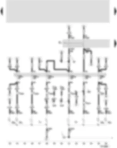 Wiring Diagram  SEAT AROSA 2003 - Headlight dipper/flasher switch - twin filament bulb for headlight - left and right - side light bulb - left and right - turn signal bulb front left and right