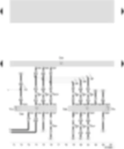 Wiring Diagram  SEAT AROSA 2001 - Central locking and anti-theft alarm system control unit - electric window control unit - left - electric window control unit - right - left electric window motor - right electric window motor