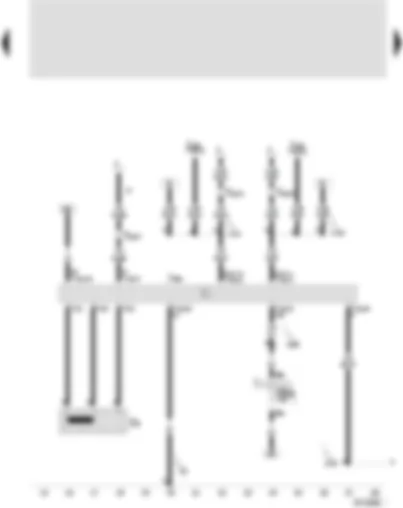 Wiring Diagram  SEAT AROSA 2001 - Immobiliser control unit - immobiliser reading coil