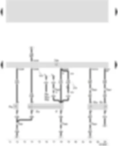 Wiring Diagram  SEAT AROSA 2002 - Direct injection diesel control unit - brake light switch - clutch pedal switch - direct injection diesel system/GRA brake pedal switch - coolant temperature sender - coolant temperature sender