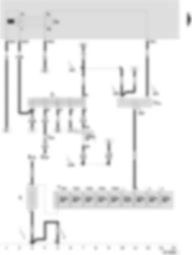 Wiring Diagram  SEAT AROSA 2001 - Battery - ignition/starter switch - X contact relief relay - terminal 30 junction box