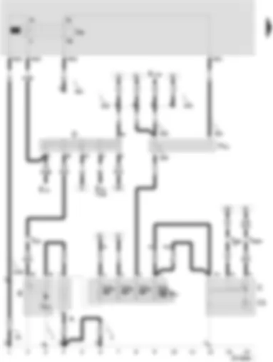 Wiring Diagram  SEAT AROSA 2002 - Battery - starter - alternator - voltage regulator - ignition/starter switch - terminal 30 junction box - X contact relief relay
