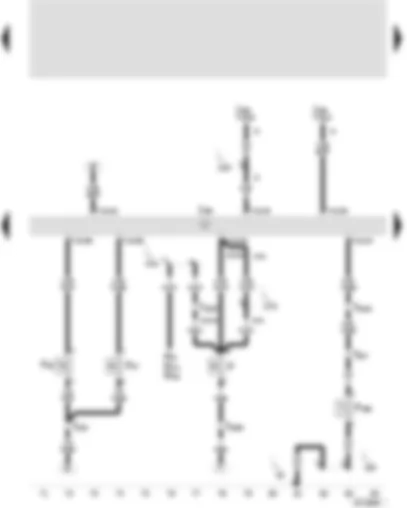 Wiring Diagram  SEAT AROSA 2001 - Diesel direct injection system control unit - brake light switch - clutch pedal switch - cruise control system brake pedal switch/diesel direct inj. system