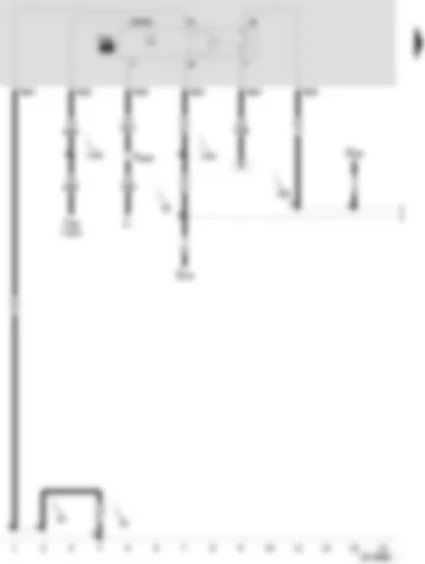 Wiring Diagram  SEAT AROSA 2003 - Fuel shut- off control unit (crash)