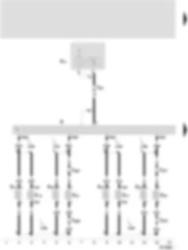 Wiring Diagram  SEAT AROSA 2003 - Radio - aerial - treble loudspeaker - rear right - bass loudspeaker - rear right and rear left - treble loudspeaker - front right and front left - bass loudspeaker - front right and front left