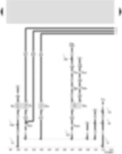 Wiring Diagram  SEAT AROSA 2003 - Fuel gauge sender - fuel pump (pre-supply pump) - speedometer sender - coolant shortage indicator sender
