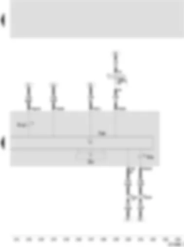 Wiring Diagram  SEAT AROSA 2004 - Control unit with display in dash panel insert - rev. Counter - exhaust emissions warning lamp (EOBD) - electric brake warning lamp (EPC)