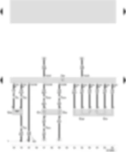 Wiring Diagram  SEAT AROSA 2002 - Control unit for Marelli 4LV (injection system) - engine speed sender - intake air temperature sender - intake manifold pressure sender - accelerator position sender - accelerator pedal position sender -2-