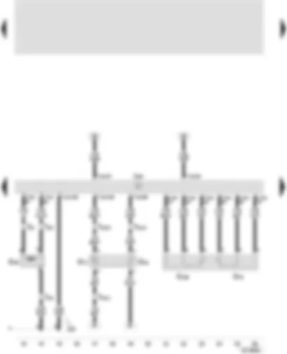 Wiring Diagram  SEAT AROSA 2001 - Marelli 4LV control unit (injection system) - engine revolution sender - inlet air temperature sender - inlet manifold pressure sender - accelerator position sender - sender -2- for the accelerator pedal position