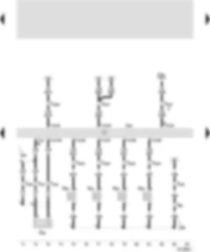Wiring Diagram  SEAT AROSA 2001 - Control unit for Marelli 4LV (injection system) - knock sensor I - cylinder 1 injector - cylinder 2 injector - cylinder 3 injector - cylinder 4 injector