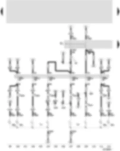 Wiring Diagram  SEAT AROSA 2002 - Headlight dipper/flasher switch - twin filament bulb for headlight - left and right - side light bulb - left and right - turn signal bulb front left and right