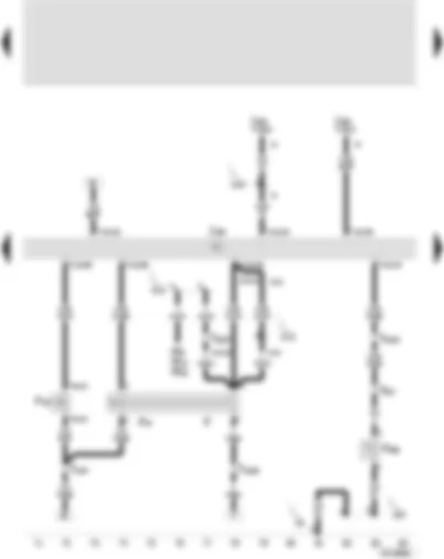 Wiring Diagram  SEAT AROSA 2003 - Diesel direct injection system control unit - brake light switch - clutch pedal switch - cruise control system brake pedal switch/diesel direct inj. system