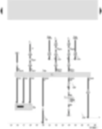 Wiring Diagram  SEAT AROSA 2004 - Immobilizer control unit - immobilizer reading coil