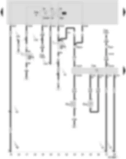 Wiring Diagram  SEAT AROSA 2004 - Diesel direct injection system control unit - intake air temperature sender - fuel shut- off control unit (crash) - exhaust gas recirculation valve