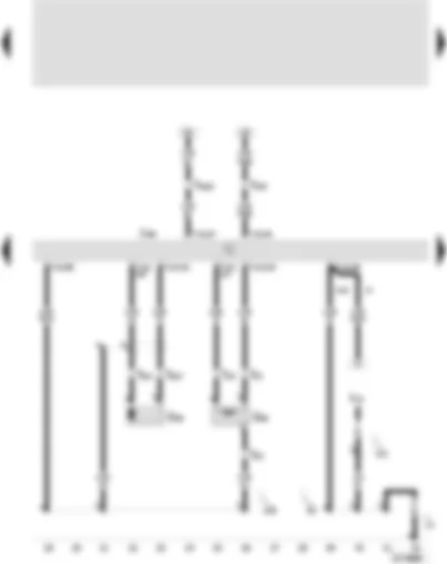 Wiring Diagram  SEAT AROSA 2004 - Diesel direct injection system control unit - engine speed sender - needle lift sender