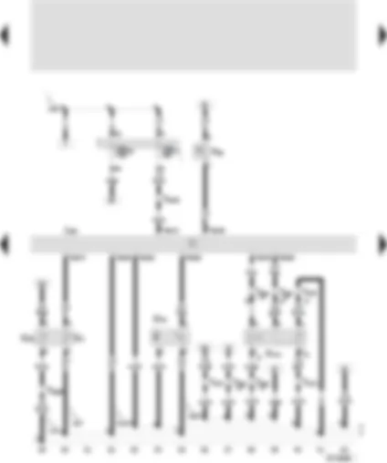 Wiring Diagram  SEAT CORDOBA 2000 - .Control unit for Motronic - power assisted steering/pressure switch - coolant temperature sender - hall sender - exhaust gas recirculation frequency valve
