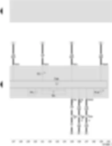 Wiring Diagram  SEAT CORDOBA 2000 - Control unit with display unit in dash panel insert - rev. counter - oil pressure warning buzzer - alternator warning lamp