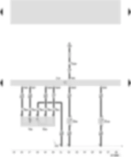 Wiring Diagram  SEAT CORDOBA 2000 - Control and regulating unit for air conditioner - temperature sensor - fresh air intake duct - sender for vent temperature - footwell