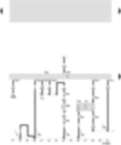 Wiring Diagram  SEAT CORDOBA 2000 - Control unit for radiator fan - air conditioner magnetic coupling - radiator fan