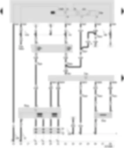 Wiring Diagram  SEAT CORDOBA 2001 - Simos control unit - engine revs sender - ignition transformer - spark plugs - fuel shut-off control unit (crash)