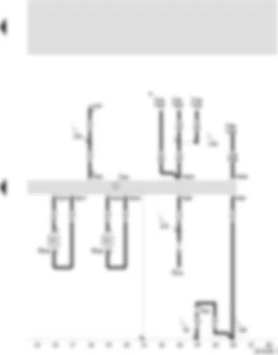 Wiring Diagram  SEAT CORDOBA 2001 - Control unit for Airbag - igniter -1- for belt tensioner driver