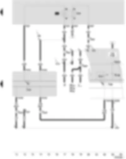 Wiring Diagram  SEAT CORDOBA 2000 - ABS/EDL/TCS/ESP control unit - control unit with display in dash panel insert - brake light additional relay