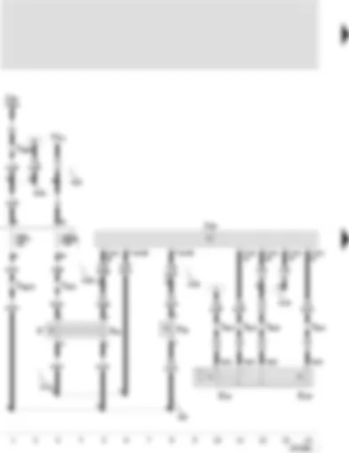 Wiring Diagram  SEAT CORDOBA 2001 - Motronic control unit - brake light switch - brake pedal switch - clutch pedal switch - CCS switch