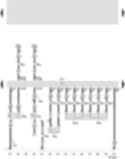 Wiring Diagram  SEAT CORDOBA 2002 - 4LV control unit (injection system) - clutch switch - engine revolution sender - knock sensor 1 - accelerator position sender