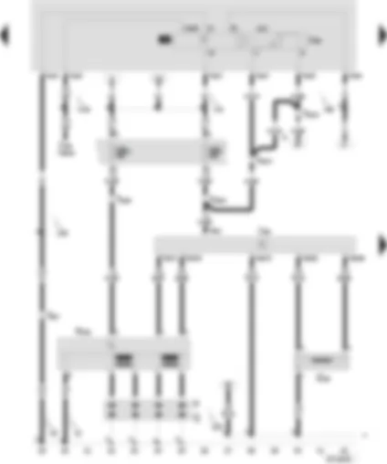 Wiring Diagram  SEAT CORDOBA 2002 - Simos control unit - engine revs sender - ignition transformer - spark plugs - fuel shut-off control unit (crash)