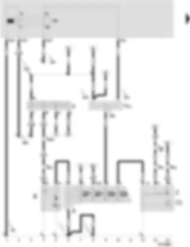 Wiring Diagram  SEAT CORDOBA 2001 - Battery - starter - alternator - voltage regulator - ignition/starter switch - X contact relief relay - terminal 30 junction box