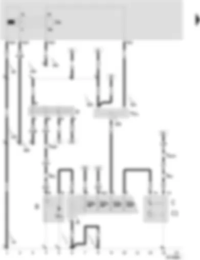 Wiring Diagram  SEAT CORDOBA 2001 - Battery - starter - alternator - voltage regulator - ignition/starter switch - X contact relief relay - terminal 30 junction box