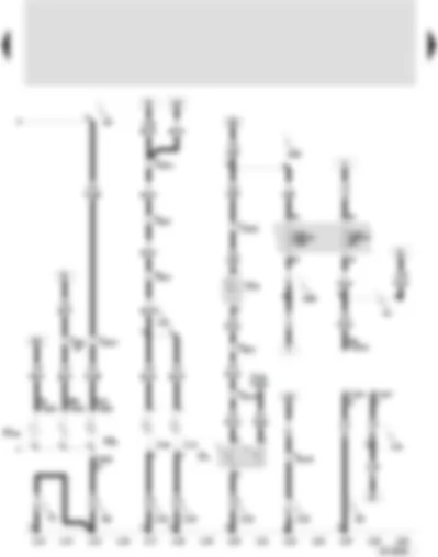 Wiring Diagram  SEAT CORDOBA 2001 - Luggage compartment light switch - fog lamp bulb - rear left - fog lamp bulb - rear right - rear right brake and tail light bulb - right side flasher lamp