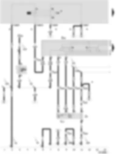 Wiring Diagram  SEAT CORDOBA 2002 - Outside rear view mirror regulator switch - mirror adjustment motor (driver