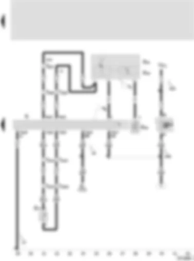 Wiring Diagram  SEAT CORDOBA 2001 - Radio - ambient temperature sensor - aerial for radio/telephone - aerial amplifier - mobile phone