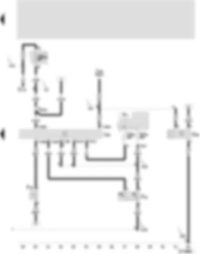 Wiring Diagram  SEAT CORDOBA 2000 - Control unit for radiator fan - radiator fan thermo switch - ambient temperature switch - high pressure sender