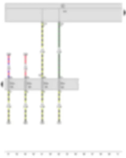 Wiring Diagram  SEAT EXEO 2010 - Onboard supply control unit - Fuse holder C